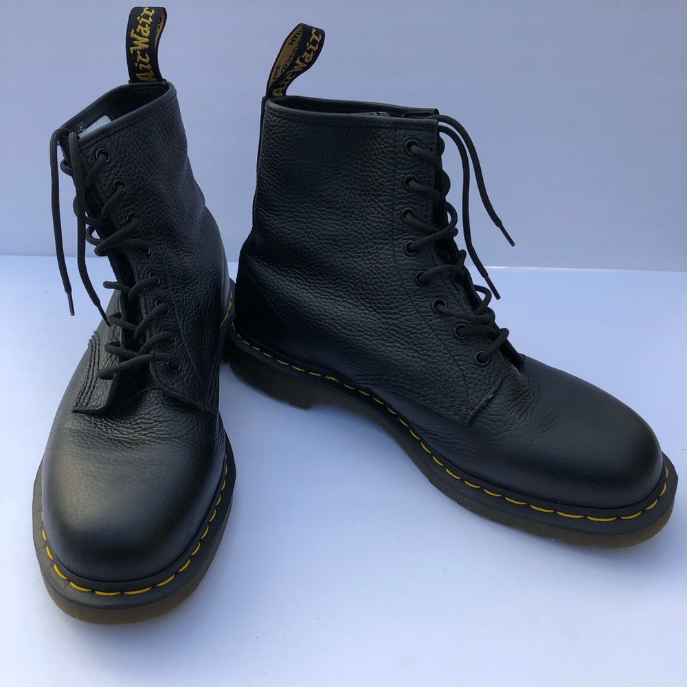 NEW Dr. Martens 8 Eyelet Combat Boot Soft Leather